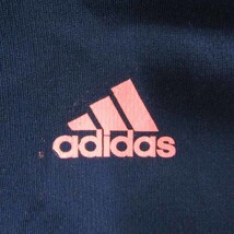 アディダス 半袖Tシャツ 無地 ワンポイントロゴ スポーツウェア トップス レディース Mサイズ ネイビー adidas_画像4