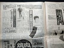 ｆ▼▼　新聞　日刊サッポロ　平成5年1月12日号　1部　ご成婚　恩赦で金丸復権？　貴花田人気下落　/K94-26_画像3