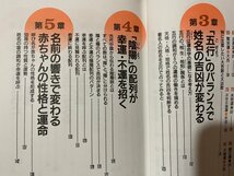 ｃ▼▼　赤ちゃんの幸せになる名づけ方　文屋圭雲　平成9年　主婦と生活社　/　K53_画像3