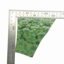 カラーガラス 硝子 破片 ステンドグラス 材料 素材 緑色系 ハンドクラフト 硝子細工　【3634】_画像7