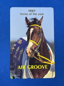 テレカ 50度数　AIR GROOVE　エアグローブ　競馬　送料無料