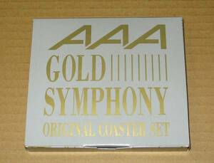 AAA トリプル・エー [GOLD Symphony] 非売品コースターセット