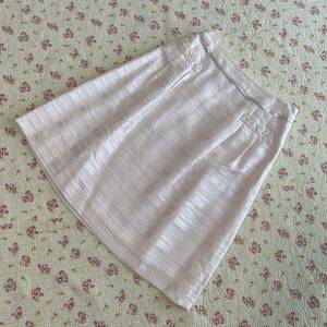  Courreges skirt 36 W62biju- pink spring summer unused . close DMW