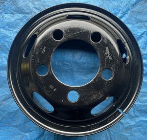 三菱　キャンター　リング　タイプ TOPY BDB 16×5.50F 115-8 PCD208-5H ハブ径150 再塗装　ブラック　7.00R16 タイヤ用　１本