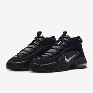 即決 NIKE AIR MAX PENNY BLACK METALLIC SILVER US10 28.0cm 国内正規 ナイキ エア マックス ペニー ブラック メタリック シルバー