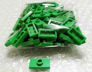 100個　1×2　ブライトグリーン　LEGO　レゴ　未組み立て　未使用　パーツ　部品　スタッド