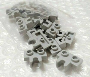 25個　ライトグレー　LEGO　レゴ　未組み立て　未使用　パーツ　部品　ソケット