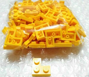 120個　2×2　L字プレート　黄色　LEGO　レゴ　未組み立て　未使用　パーツ　部品