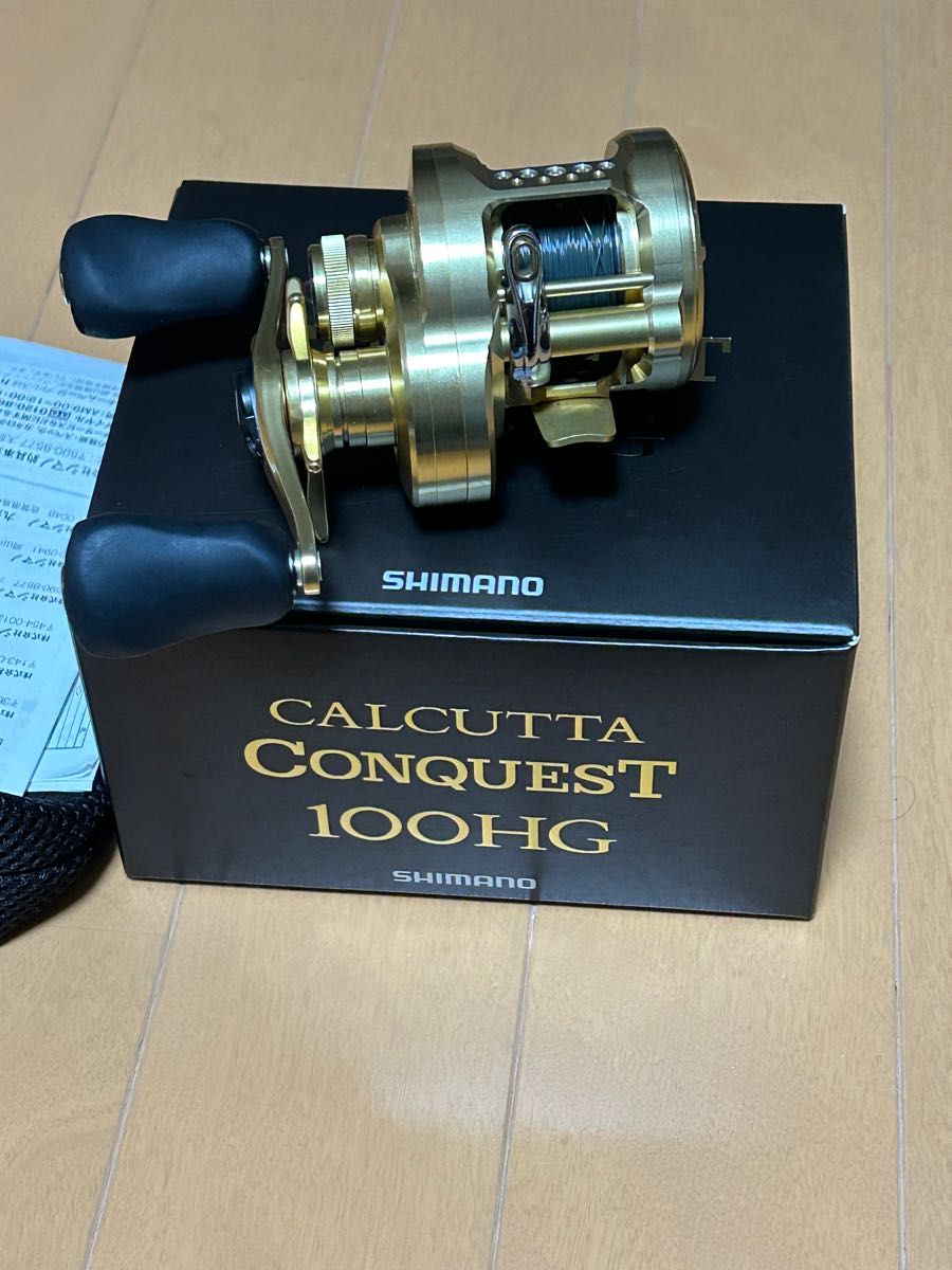 19500円で 売れる 安値 シマノ☆10カルカッタコンクエスト100DC☆右
