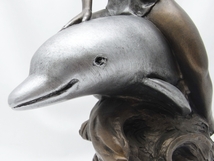 23-H-283 【ヴィンテージ】 Austin Sculpture オースティン スカルプチャー HEATH SEA SPRITES 海の妖精 イルカ Dolphin　置物 インテリア_画像6