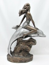 23-H-283 【ヴィンテージ】 Austin Sculpture オースティン スカルプチャー HEATH SEA SPRITES 海の妖精 イルカ Dolphin　置物 インテリア_画像3