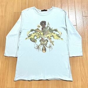 UNDERCOVER 2005ss but beautiful Ⅱ 5 minute sleeve T-shirt long T long sleeve cut and sewn human body model Medama Skull skeleton skull print archive size 3