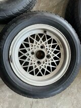 超激レア! お宝! 当時物! BMW 純正 MAHLE マーレー BBS ET18 E21 E30 320i 2002 36.11-202 363 KBA40120 タイヤ付! VW ゴルフ 札幌 T-1061_画像4