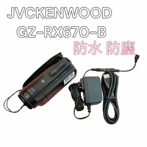 JVC　KENWOOD GZ-RX670-B　防水 防塵　 ビデオカメラ