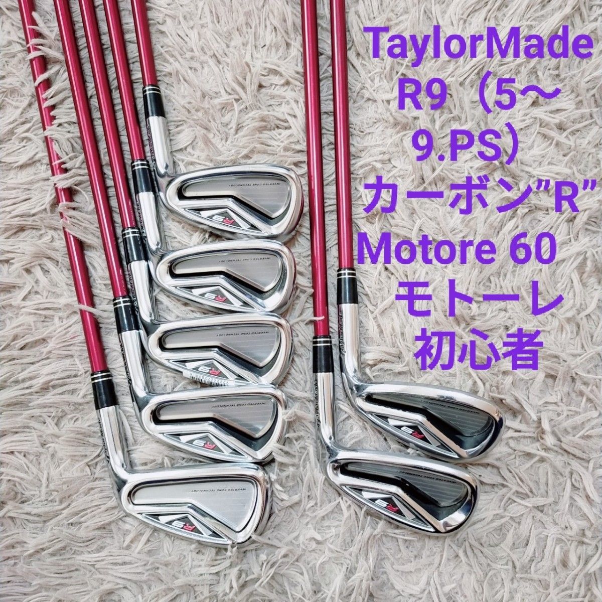 美品 TaylorMade R9 レディースゴルフ アイアンセット 6本 初心者-