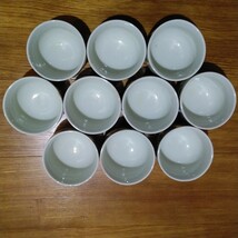 【未使用保管】湯呑み 10客セット 清水陶苑 陶器 湯呑揃 レトロ 送料無料_画像5