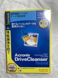 ★Acronis DriveCleanser Personal 新品未開封