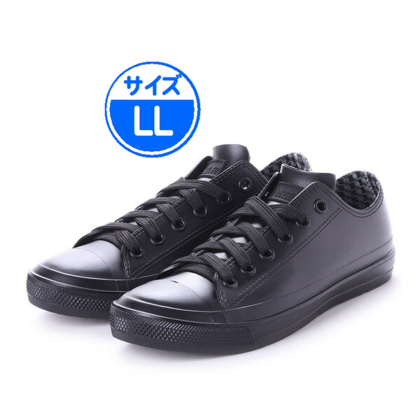 【新品 未使用】レインシューズ ローカット 黒 LL 19066