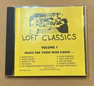 CD LOFT CLASSICS VOL.1 music for those who know... DAVID MANCUSO