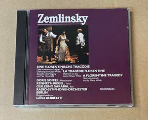 CD Alexander Von Zemlinsky RSO Gerd Albrecht Eine Florentinische Tragodie, Op. 16 ツェムリンスキー