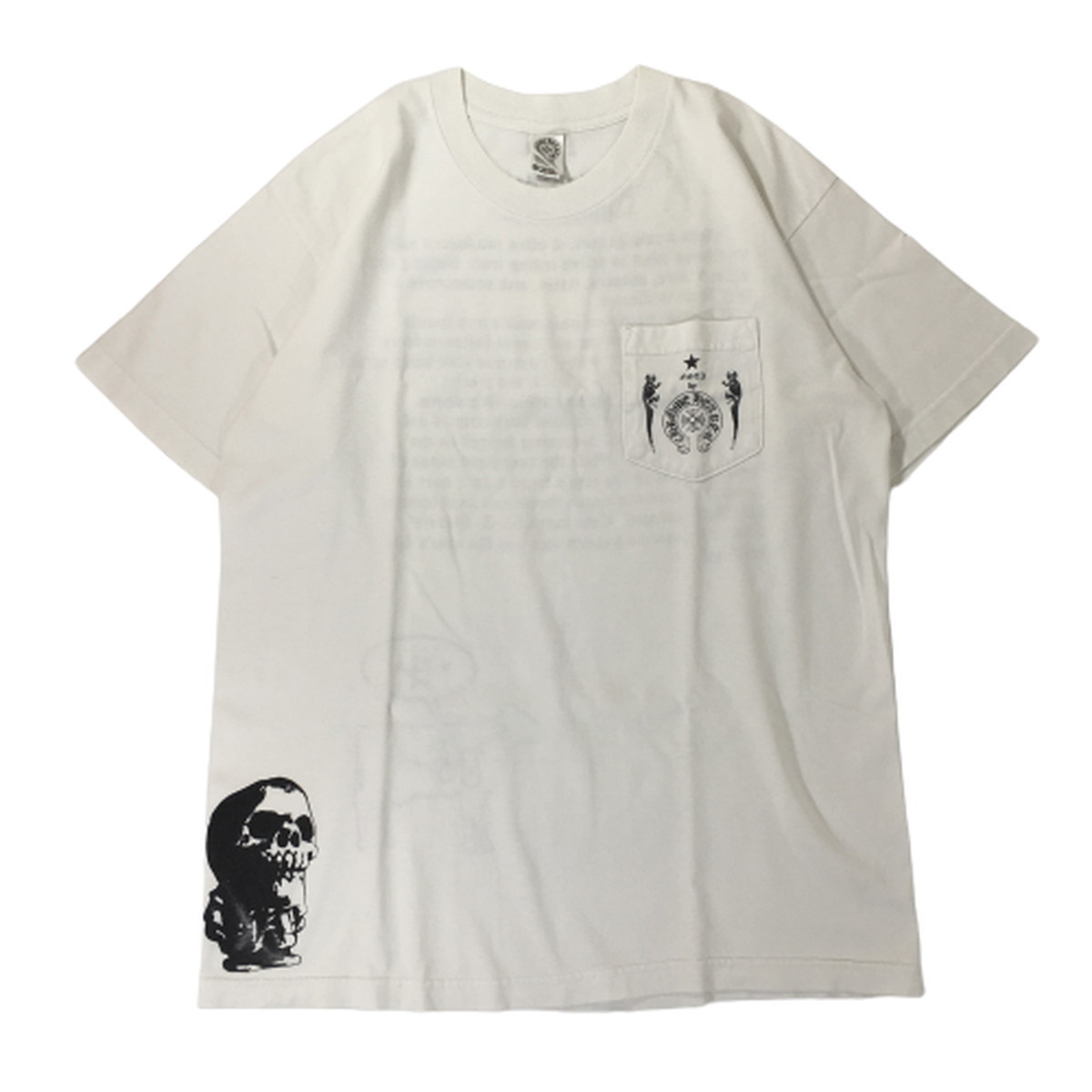 CHROME HEARTS クロムハーツ Foti Skull Tee フォティスカルプリント