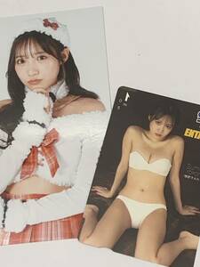 横野すみれ QUOカード 水着 限定生写真付　月刊 ENTANE クオカード 特製 未使用 エンタメ A