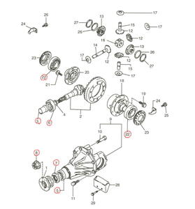 デフベアリングセット　ジムニー（ＪＢ３２－４３）