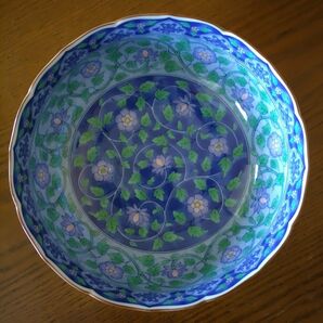 【値下げ!】庫山窯 大鉢 和食器 色絵