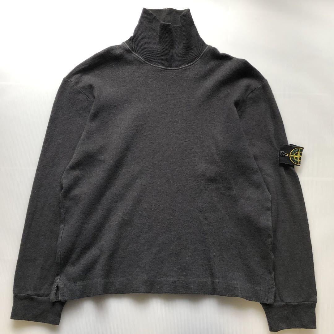 1999AW】STONE ISLAND モールヤーンニット アーカイブ 黒 ストーン