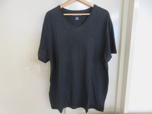 TU222★AMERICAN EAGLE/アメリカンイーグル 半袖Tシャツ ブラック メンズXLサイズ 大きめサイズ 中古品