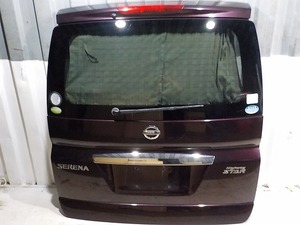 セレナ DBA-CC25 2009年式 ハイウェイスター リアゲート バックドア バックカメラ付き ディープカシス K010M-CY0MA