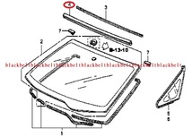 【ホンダ純正パーツ】ODYSSEY RB3 RB4 オデッセイ モールディング フロント ウィンドシールド 希少在庫　廃盤品　未使用_画像2