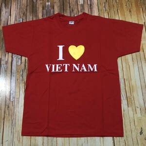 新品・即決・クリックポスト発送・ベトナムで購入した’I LOVE VIETNAM’のTシャツ・S