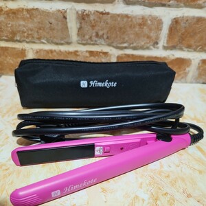  hair iron Mini ( pink ) strut iron Mini hair iron himekoteHimekote 200*C strut mobile 