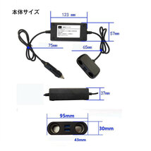 DCDCコンバーター でこでこ　 DC24Vから12V変換電圧変換 シガーソケット 電圧変換器 DC24V車専用　ソケット2口8A・USB2口2.4A_画像5