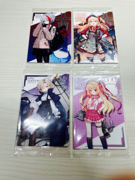 アズールレーン ウエハース カード 4種セット
