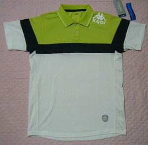 Cappa Kappa Golf &amp; Casual Высокая функциональная рубашка желтый зеленый × белый размер M 100 -й годовщина модель модели с водой -подскальностью, дезодорантная функциональная цена 5940 иен