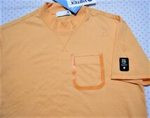 ルコック　lecoq GOLF　VIBTEX　ゴルフ用高機能モックネックシャツ　オレンジ系　サイズ M　吸汗速乾/抗ウイルス/UV機能　定価 9,790円_画像2
