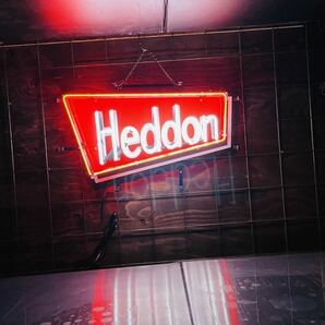 へドン Heddon ネオン 看板 照明 オールドルアー バナー ダイワ トップ道 ZEAL バス ザウルス バグリー ボーマー ラパラ メガバス ハーレーの画像3