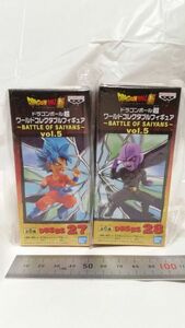 ★新品★ ドラゴンボール超 ワールドコレクタブルフィギュア ～BATTLE OF SAIYANS～ vol.5 超サイヤ人ゴッド超サイヤ人孫悟空＆ヒット 2種