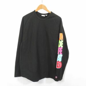 UNDEFEATED STACKED ラグラン ロングスリーブ 長袖Tシャツ sizeL/アンディフィーテッド 0403