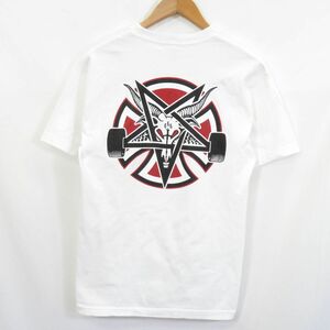 INDEPENDENT × THRASHER ペンタゴンクロス Tシャツ sizeM/インデペンデント スラッシャー USA 古着 0404