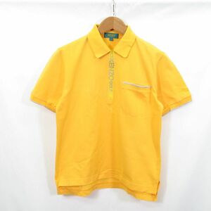 90s KENZO GOLF ジップロゴ ポロシャツ size1/ケンゾー 　0404