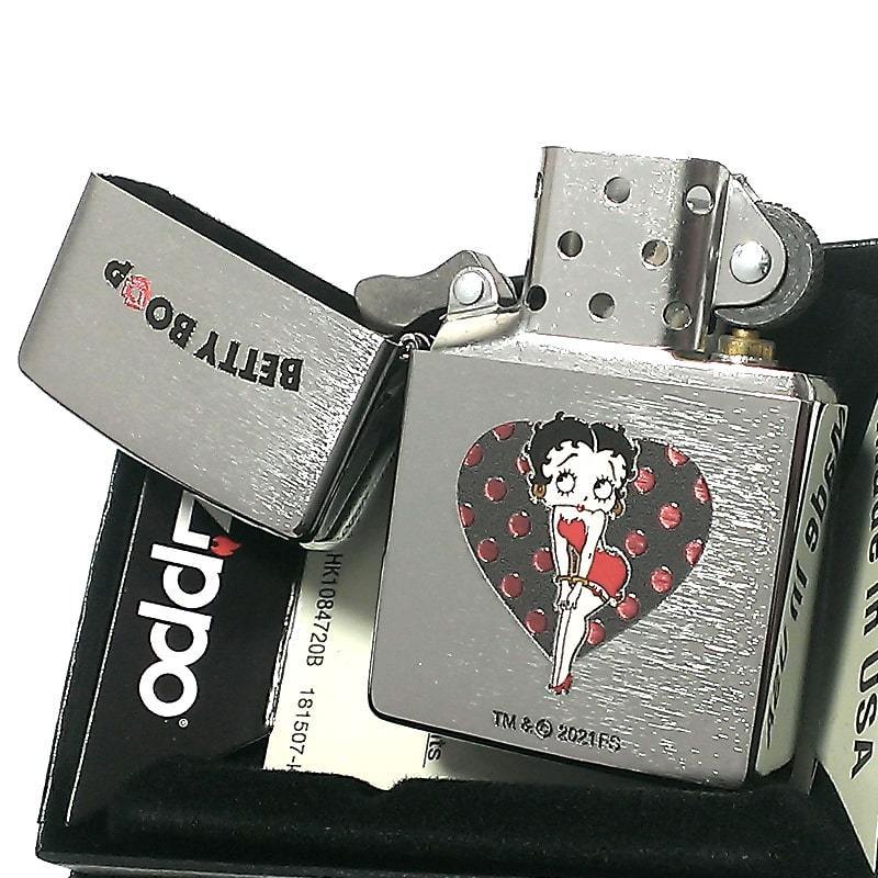 ZIPPO ライター Betty Boop 可愛い ハート ベティ・ブープ 90周年