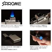 SAROME サラウンドミラー 訳あり特価 ガスライター ターボ シルバーサテン サロメ 3面ミラープレート シンプル ホワイトニッケル_画像6