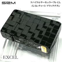 SAROME ガスライター イントレチャート ブラックチタン 訳あり特価 ターボ EXCEL サロメ スパイラルサーキュラーフレイム SRM 廃盤品 絶版_画像1