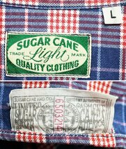 SugarCane Light (シュガーケーンライト) Check Work Shirt / チェックワークシャツ sc24292 ピンク × ネイビー size L_画像8