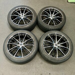 タイヤ付き社外ホイール4本セット　TOPPY DORFREN GABEL(トピー ドルフレン ガーベル)　18×8J　+45　114.3　5穴　225/45R18