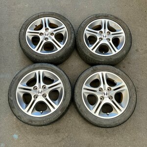 タイヤ付き純正ホイール4本セット　ライフ　JB5　ディーバ　14×4 1/2J　+45　100　4穴　165/55R14　2017年製　3・4ミリ