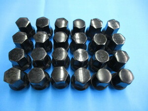  wheel nut black M12-1.5 17HEX 24 piece 